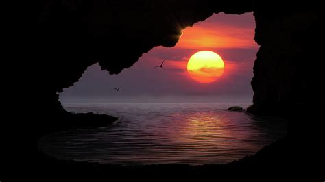 Sunset Cave Photograph By Phil Pace