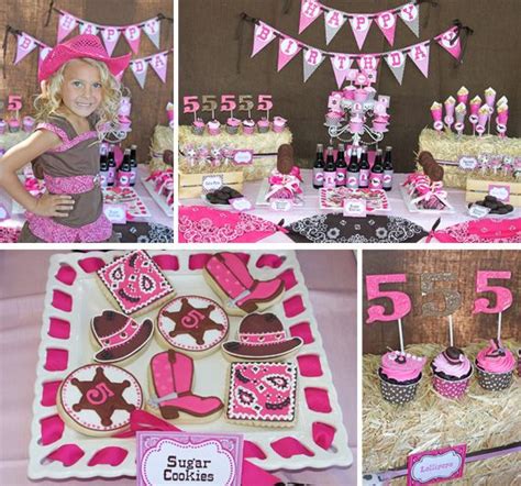 Cowgirl Birthday Party Cowgirl Party Girly Birthday Party
