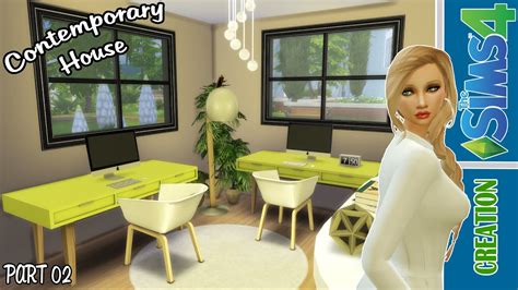 Contemporary House - THE SIMS 4 I Speed Build (Part02) - YouTube