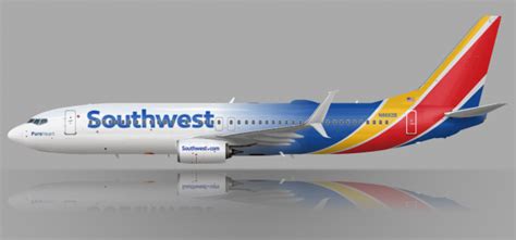 Southwest Airlines B737 8h4 Pureheart N8652b Concept Liveries And