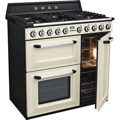 Sus medidas son 90 cm de alto; Smeg Tradizionale fornuis TR93 - UW-keuken.nl