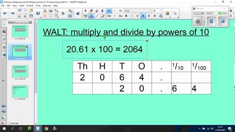 Multiplying And Dividing By Powers Of 10 Reasoning Problems Youtube