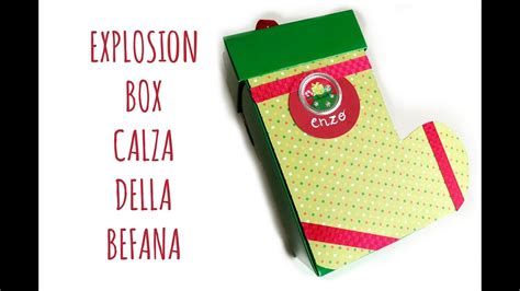 Tutte le calze della befana sono realizzate in tessuto scamosciato spazzolato, morbido al tatto e dalla classica finitura opaca e dalle caratteristiche ignifughe e idrorepellenti. EXPLOSION BOX Calza della Befana (Scrapbooking/Creativitò ...