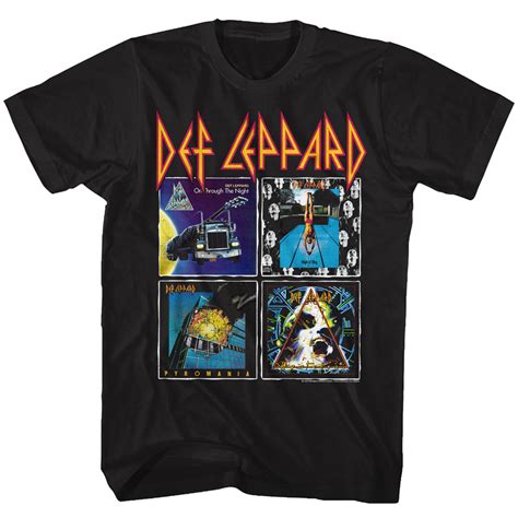 Buy Officially Licensed Def Leppard T Shirts