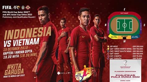Timnas Indonesia Vs Vietnam Jadwal And Klasemen Group G Kualifikasi
