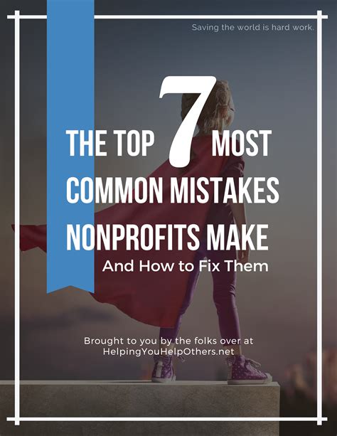 Top7mistakeshowtofixcover Helping You Help Others