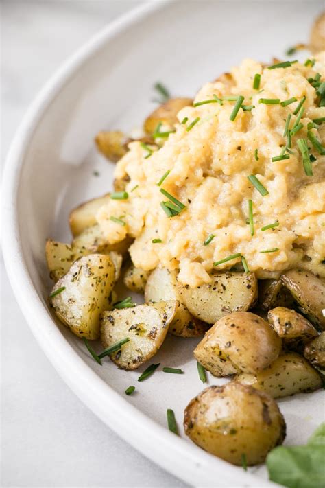 Soft Scrambled Eggs With Oven Roasted Potatoes My Kitchen Love