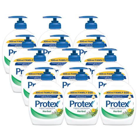 Protex Herbal Antigerm Liquid Hand Soap 12 X 300ml Shop Today Get