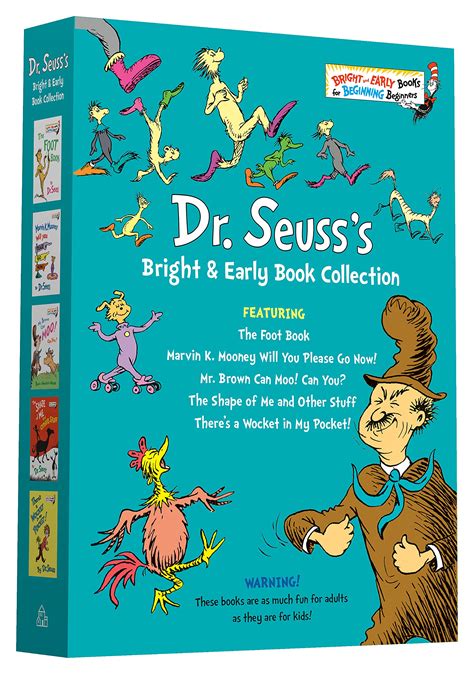 Dr Seuss Bright And Early Book Boxed Set Collection The Foot Book