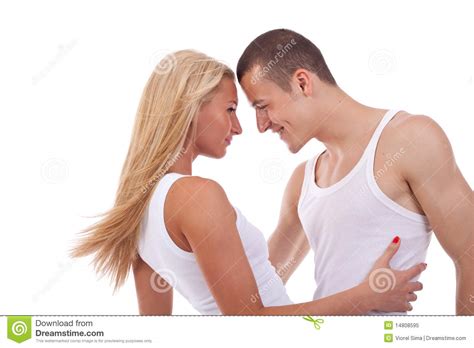 Young Beautiful Lovers Stock Image Image Of Lover Handsome 14808595