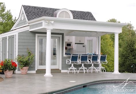 6 Great Design Ideas For Outdoor Living Spaces Pool House Shed Pool