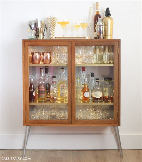 We can help bring the mixologist in you out! How to DIY a retro cocktail cabinet for your festive ...