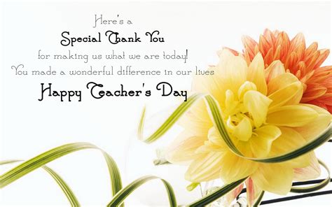 You're a truly inspiring individual who has taught so much more than a simple curriculum. Happy Teachers Day Wishes, Greetings, WhatsApp Messages ...