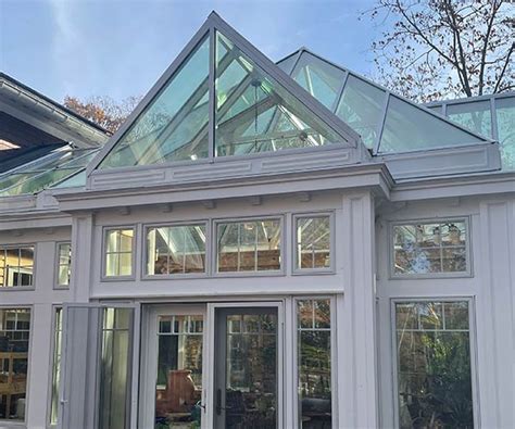 A Triple Gable Glass Roof In Stratham Nh Sunspace Design