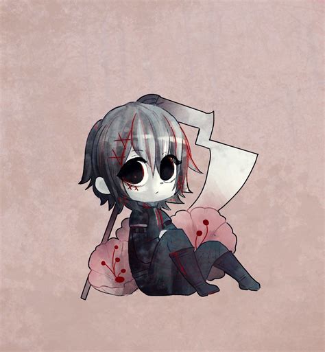 Juuzou Suzuya Black Haired Daraensuzu Chibi Tokyo Ghoul Anime Chibi