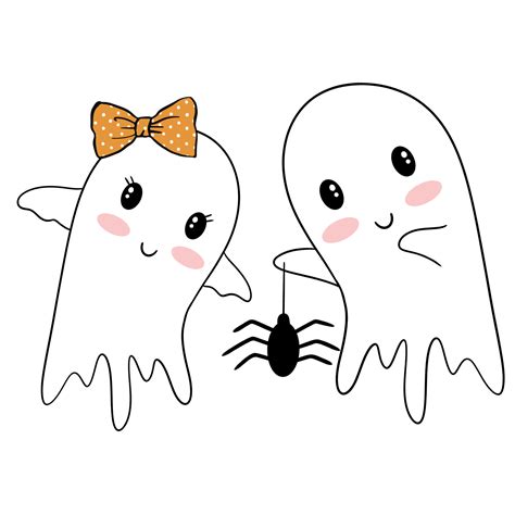 Kawaii Halloween Cute Pumpkin Png And Svg Design For Kawaii Halloween Png