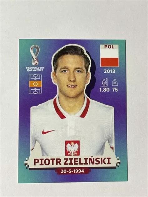 Panini Fifa World Cup 2022 World Cup Qatar Sticker Poland Pol16 Piotr