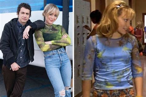 hilary duff finally actually looks like lizzie mcguire on the set of the reboot the duff