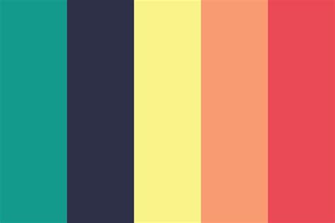 Paletas De Combinaciones De Esquemas De Color Ilustración Cmyk Colores