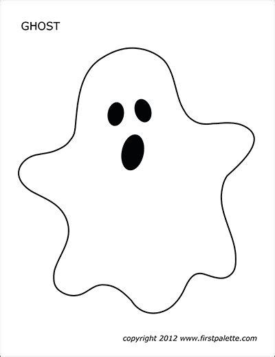 Ghosts Free Printable Templates And Coloring Pages