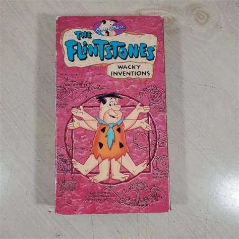 Vintage The Flintstones Wacky Inventions Childrens Cartoon Vhs Tape 4