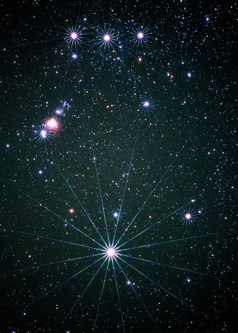 Optical Image Of The Star Rigel In Orion Photograph By Pekka Parviainen