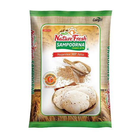 Nature Fresh Sampoorna Atta 5kg Bisarga Online Supermarket In India