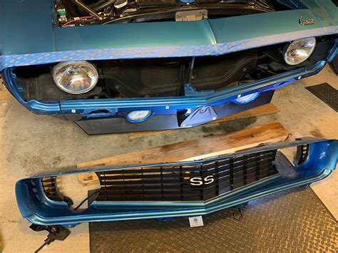 1968 Camaro Project 4 Headlights Header Panel Grill 43 Off