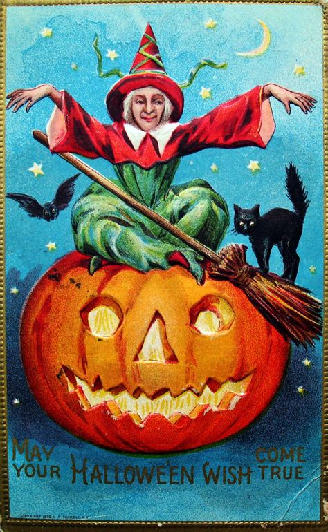 Vintage Halloween Postcards From The 1910s Vintage Everyday