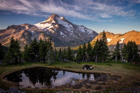 Mount Jefferson 2 Stock Image, Mt. Jefferson Wilderness, Oregon - Sean Bagshaw Outdoor Exposure ...