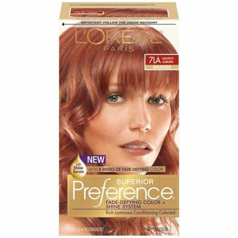 Typically, dyeing your hair generally, when it comes to dyeing your hair blonde at home, you plus, keep in mind that if you've ever colored your hair before, you may not end up with the color you see on the box, which is. Pictures: Loreal Red Hair Color - http ...