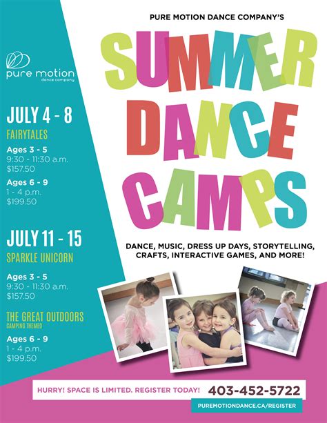 Pure Motion Dance Company Summer Camps And Programs