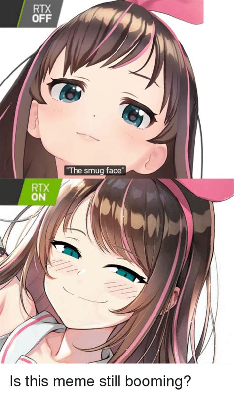 Anime Meme And Face Rtx Off The Smug Face Rtx On Anime Memes