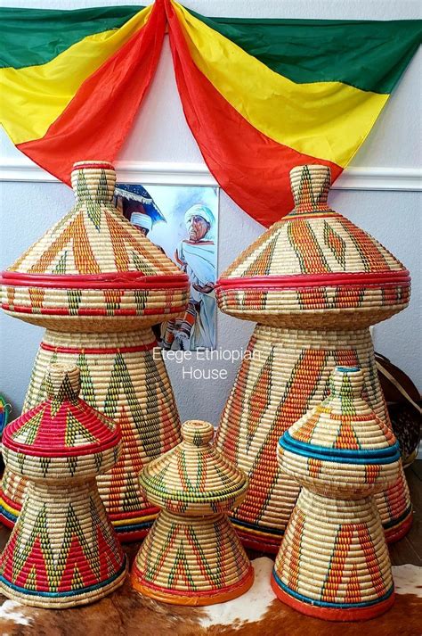 Large Hand Made Mesob Basket Ethiopian Eritrean Exquisite Etsy In