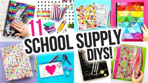 11 Back To School Diys And Hacks ~ How To Make Your Own School Supplies