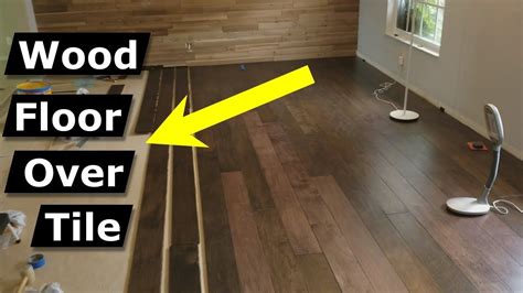 When you're working with solid wood, the best hardwood floors have trouble competing with rigid core vinyl's waterproofing and ease of maintenance. The Best Can You Put Laminate Flooring On Tiles And View | Installing laminate wood flooring ...