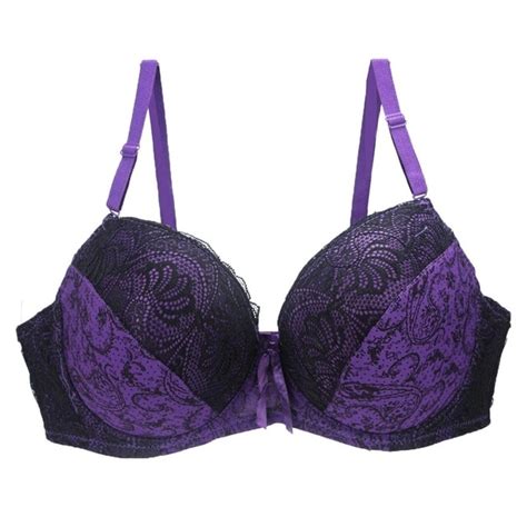 Plus Size Bra 42 44 46 48 50 Dd E F G Cup Bra Large Sexy Floral Lace Bralette Push Up Bras For