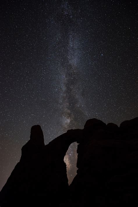 Free Images Landscape Rock Wilderness Silhouette Sky Night Star