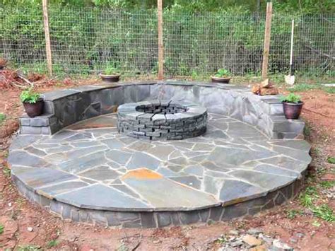 Check spelling or type a new query. DIY Stone Veneer Fire Pit Patio
