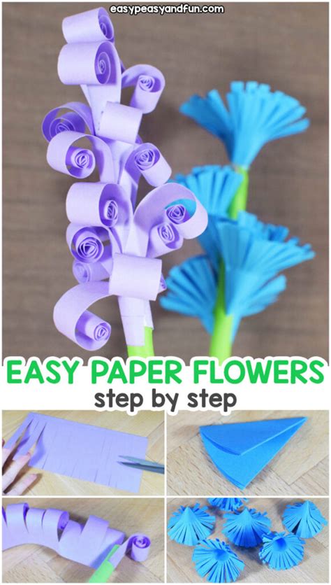 How To Make Easy Paper Flowers Easy Peasy And Fun