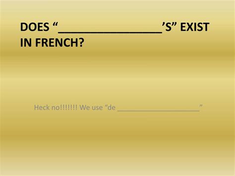 Ppt Les Adjectifs Possessifs Powerpoint Presentation Free Download