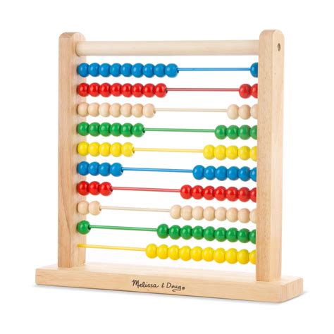Melissa And Doug Abacus Classic Wooden Educational Counting