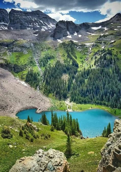 Blue Lake Trail Colorado By Amit Shetty Beautiful Nature