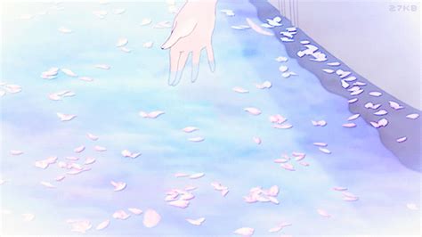 Pastel Aesthetic Anime Pink Pond  By P O P P Y