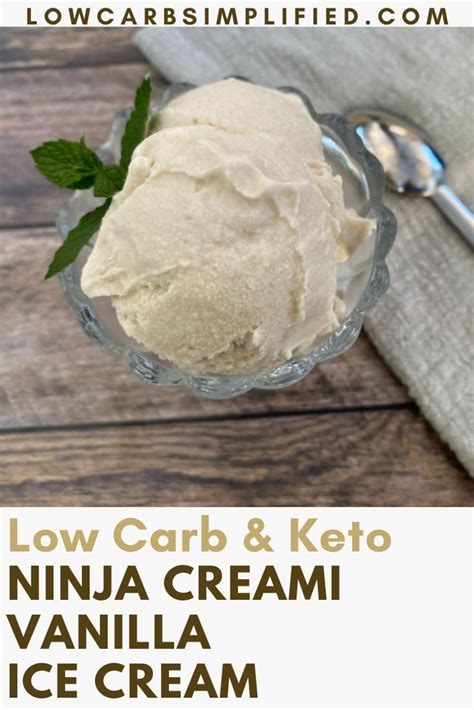 Ninja Creami Keto Vanilla Ice Cream Artofit