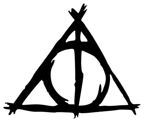 Sign Of The Deathly Hallows Decal Deathly Hallows Etsy Decals