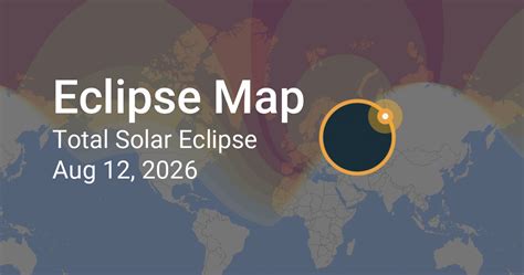 A nasa map of the path of the june 10, 2021 annular solar eclipse shows the journey it will take across earth's northernmost regions. Map of Total Solar Eclipse on August 12, 2026