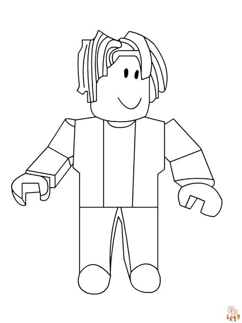 Roblox Noob Coloring Pages Coloring Nation