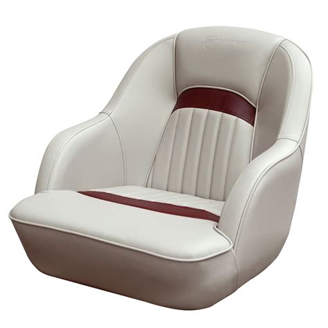 Seamander S Series Premier Pontoon Furniture Bucket Seat Captain Seat Colors Ivory