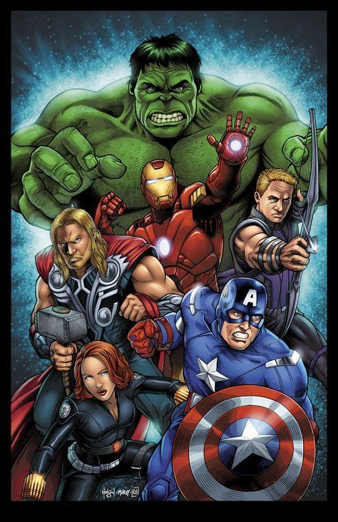 Avengers Fan Art More Assembled Avengers By Ross Hughes The